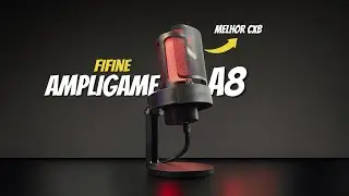 FIFINE AmpliGame A8 | O MICROFONE GAMER COM QUALIDADE ABSURDA !  (PRIMEIRA PARCERIA DO CANAL ^^)