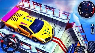 Vertical Mega Ramp Impossible || Car Stunts Tracks Racing 3D || Android Gameplay