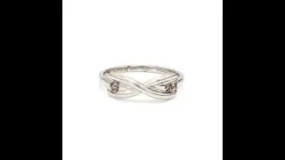 Infinity Plain Platinum Ring for Women JL PT 459 - Jewelove