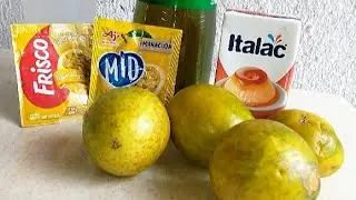 coquetel de maracujá sem álcool - É só bater  #coquetel