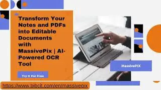 Transform Your Notes and PDFs into Editable Documents with MassivePix  AI Powered OCR Tool