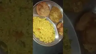 🍛 Complete Indian Veg Thali 😍 | Fried Rice, Aalu Puri, Puaa & Aalu Matar Chola Sabzi | Easy Recipe