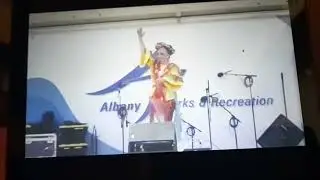 Isolde performs the welcoming dance. Island of Sulawesi
