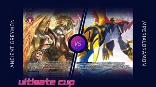 Digimon Ultimate Cup Carta Magica - Round 1 Red Hybrid vs Blue Imperialdramon
