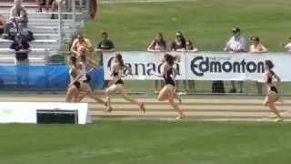 Canadian track and field championship 2016 / 800m women semi-finals Fiona Benson