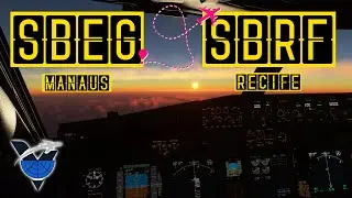 🔴 MANAUS- RECIFE - (SBEG - SBRF) - VATCAREER | REDE VATSIM + FONIA |META DE 1500 INSCRITOS!
