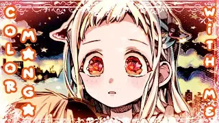 🌕 {Toilet bound Hanako-kun} colored manga panel;  ch. 86  .* ✨❤️ | speed.coloring