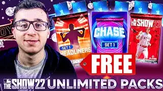 *UPDATED* How To GET FREE PACKS Fast In MLB THE SHOW 22 Diamond Dynasty!