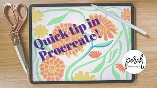 Procreate Quick Tip || Masks & Clipping Masks || Perch Handmade