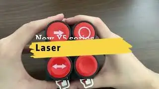 Custom head la38 series white arrow red head push button | 10A high current 1no1nc reset