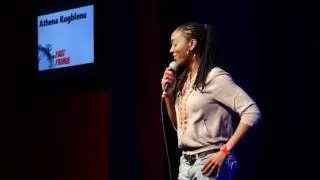 Athena Kugblenu at Chortle's Fast Fringe