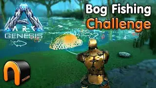 ARK Genesis BOG FISHING Challenge & LOOT!