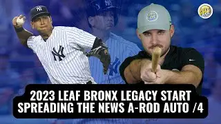 2023 LEAF Bronx Legacy Alex Rodriguez AUTO 4/4!