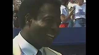 Lou Brock Interview before Johnny Bench's last game in St. Louis vs the Cards on Sept. 4, 1983