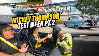 Goodyear Factory, BIG Burn Outs, Porsche 911 Laps and 55 Testing 👀 Mickey Thompson Test Week PT 2!