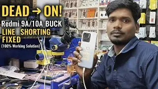 Redmi 9a,10a Water Damage Complete Short Repair | Backline Shorting Fix | Mobile Repairing Tutorial