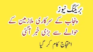 Punjab govt employees protest|| disparity reduction allowance latest development
