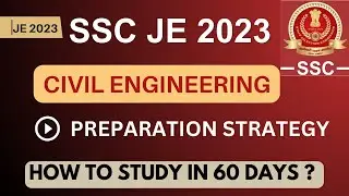 SSC JE 2023 | Preparation Strategy in Tamil | Civil Engineering| 60 Days Study Plan #sscjecivil