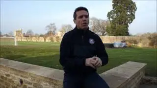 Mike Ford talking about pressure in training March 2014