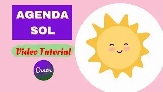 CREA tu propia AGENDA Cuaderno Planner  SOL  en CANVA ⭐️ Tutorial Paso a paso ✅ F&aacute;cil y ACTUALIZADO