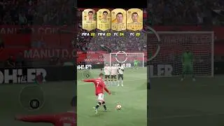Ronaldo's Free Kick Evolution: FIFA 22 - EAFC 25
