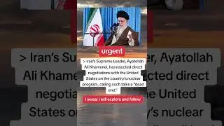 #Khamenei#Iran#IranNews#MiddleEast#IranPolitics#AliKhamenei#BreakingNews