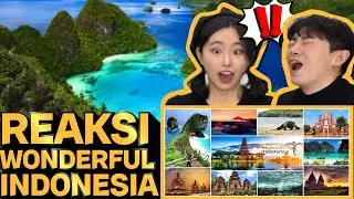 Reaksi Model Korea Terkejut Nonton WONDERFUL INDONESIA 🇮🇩🇰🇷 (with Rudi Oppa) | Korean Reaction