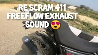RE Scram 411 FREEFLOW EXHAUST SOUND 😍