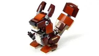 Lego Creator 31044 Park Animals Model B Scurrying Squirrel Lego Speed Build