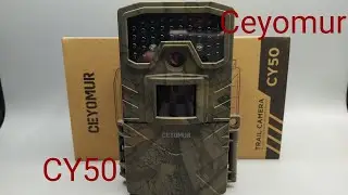 CY50 Trail Camera Ceyomur Unboxing Review