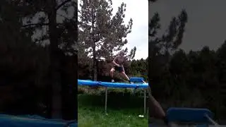 finger whip to backflip #scooter #trampoline #cool #scootertricks