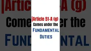 Article 51- A(g), Indian Constitution