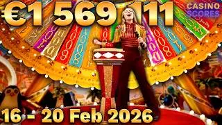 Big WINS on Fireball & Crazy Time etc. (16th - 20th Feb 2026)