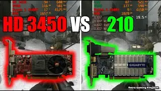 Radeon HD 3450 vs GeForce 210 Test In 9 Games (No FPS Drop - Capture Card)