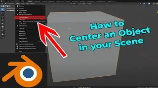 How to Center an Object in your View in Blender