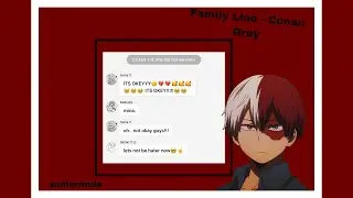 💿 :: Family Line - Shoto Angst | mha texts | sunformula