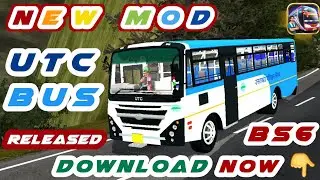 New Mod UTC Bs6 BUS For Bussid 3.7.1 || FAZAL GAMERZ