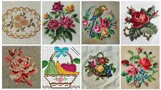 Элегантная, модная 😻 схема для вышивки крестом // схема для вышивки крестом