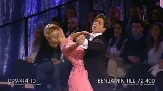 Benjamin Wahlgren och Sigrid Bernson -- slow fox - Let's Dance (TV4)