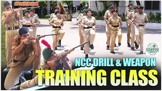 NCC Drill & Weapon Training&nbsp;class DPS NACHARAM |CAMPUS KHABAR| #ncc2025  #nccdrill  #dpsnacharam