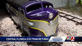 Central Florida zoo introduces new train