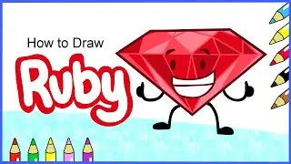 Drawing Ruby BFDI 🥰, | Easy