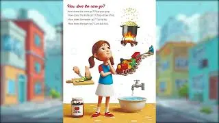 MY RHYMES & STORIES BOOK | CHAPTER - 9   HOW DOES THE CORN GO