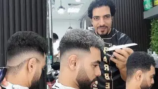  تعلم 🙏تدريج الشعر الاحترافي بسهولة للمبتدئين/تعليم  الحلاقة للرجال