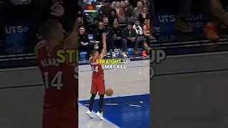 Ref Hits Tyler Herro With the Ball 😭 (NBA Moment) #NBA #basketball #sports #shorts