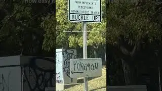 Pok&eacute;mon sign in Chicago