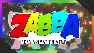Анимационный мем ZABBA || 16-летие || Яркие/мигающие изображения
