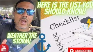*Here is the list you should KNOW* When YOU become a Longshoreman You have to weather the STORM!