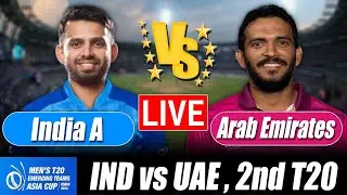 T20 Emerging Asia Cup 2025 | India vs Arab Emirates Score Commentary & Cricket Analysis