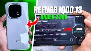 I Bought Refurbished IQOO 13 For ₹30K🤯 - For Students/E-Sports (BGMI 144 FPS, 100-0 Battery Test)